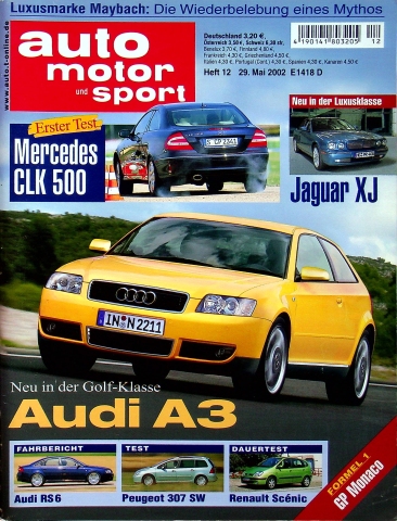 Deckblatt Auto Motor und Sport (12/2002)